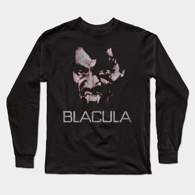 Blacula Long Sleeve T-Shirt by Unfluid